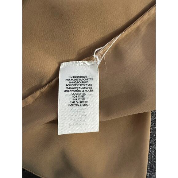 Alice + Olivia Waylon Off The Shoulder Dress Nude Embroidered eyelet / Size 4 - Picture 10 of 12